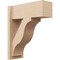 Ekena Millwork 7 1/2-in W x 18-in D x 22-in H Funston Block Rough Cedar Woodgrain TimberThane Outlooker, Primed Tan OUTUR075X18X22FST44RCPR - alternate 1
